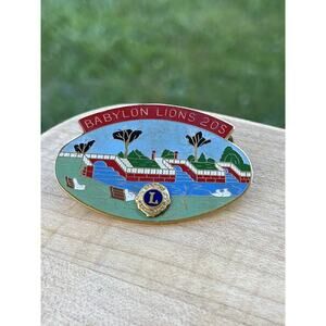 Lions Club Lapel Pin Babylon Lions 20S 2"
